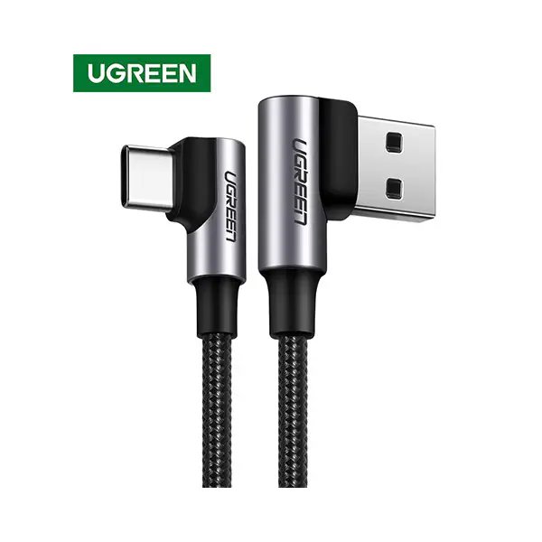 UGREEN US176 (20857) Right Angle USB-A to C Cable - 1M