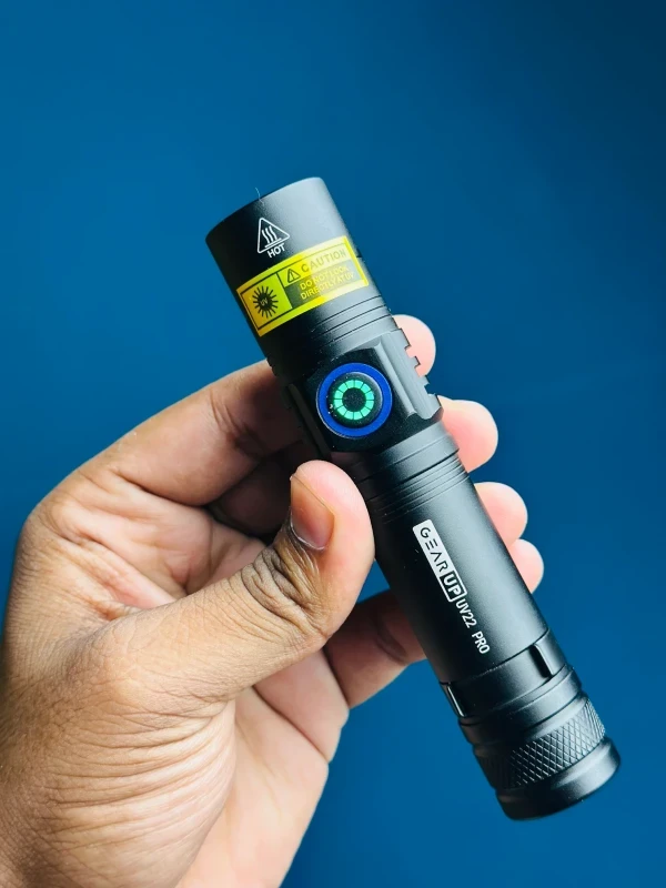 GearUP UV22 Pro Rechargeable UV Fake Money, Checker, Sunglass UV Checker