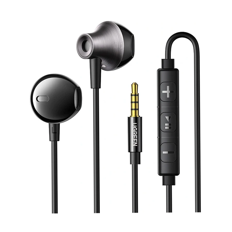 Ugreen EP106 Black Wired 3.5mm Jack In-Ear Earphone