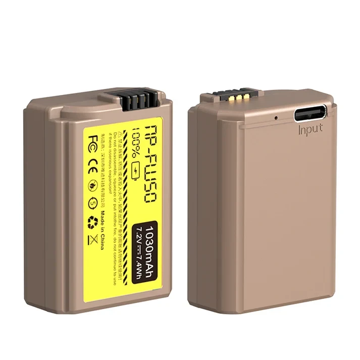 Ulanzi NP-FW50 Type-C Sony Camera Battery (1030mAh)