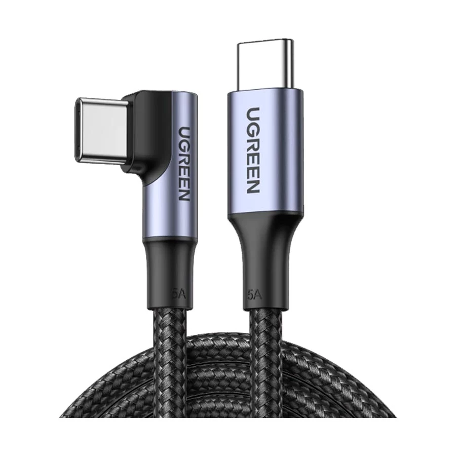 Ugreen US334 (70645) USB Type-C Male to Male, 2 Meter, Black Data Cable
