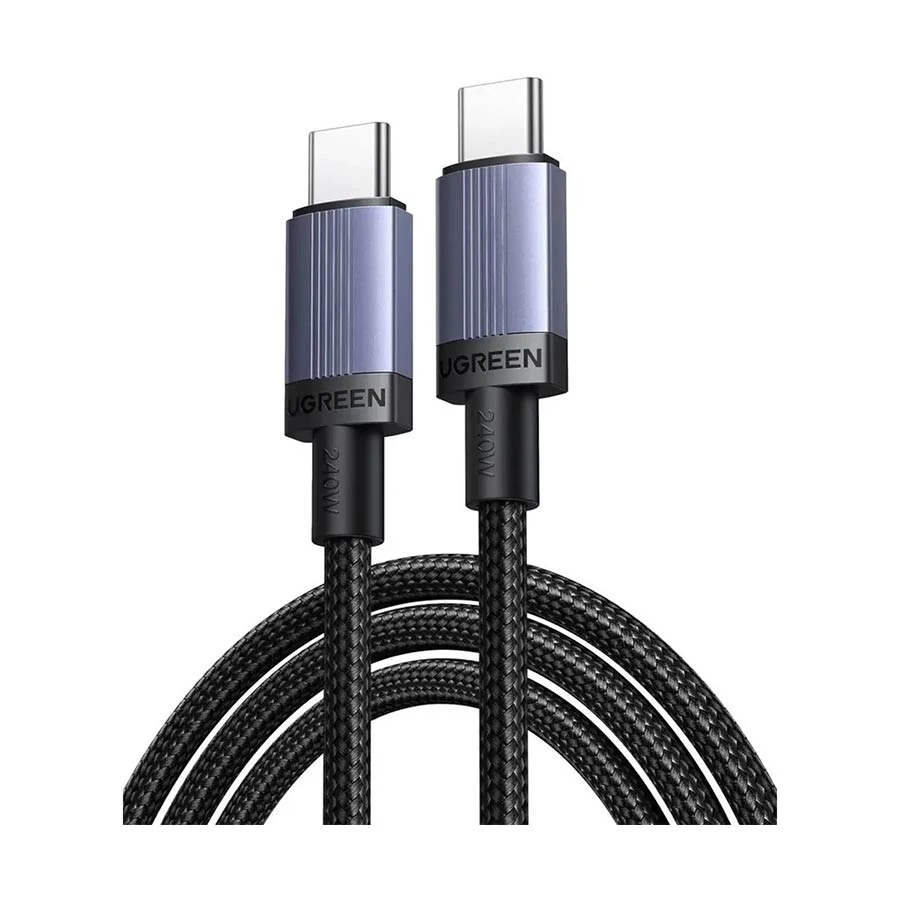 Ugreen L532 (65907) USB Type-C Male to Male 1 Meter Black Cable (240W)