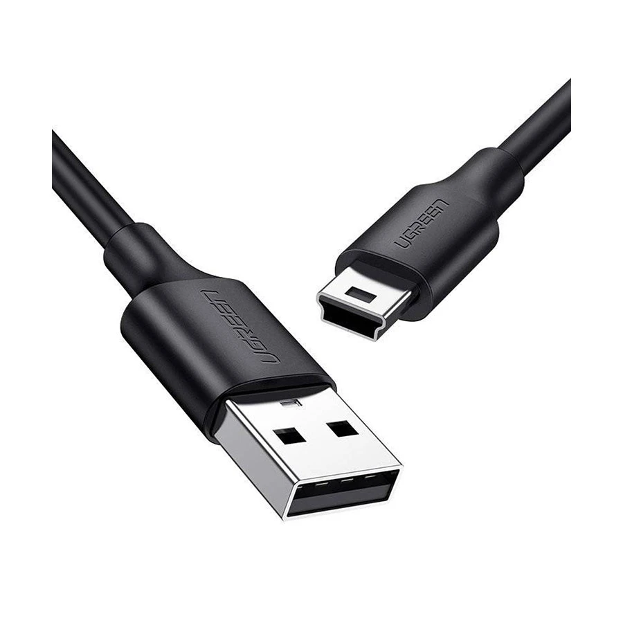 Ugreen US132 (10385) USB Male to Mini USB Male, 1.5 Meter, Black Camera Cable