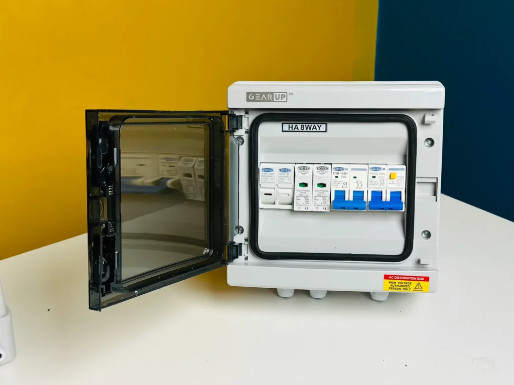 GearUP AC Distribution Box 8 Way (1 in 1 Out) in Bangladesh