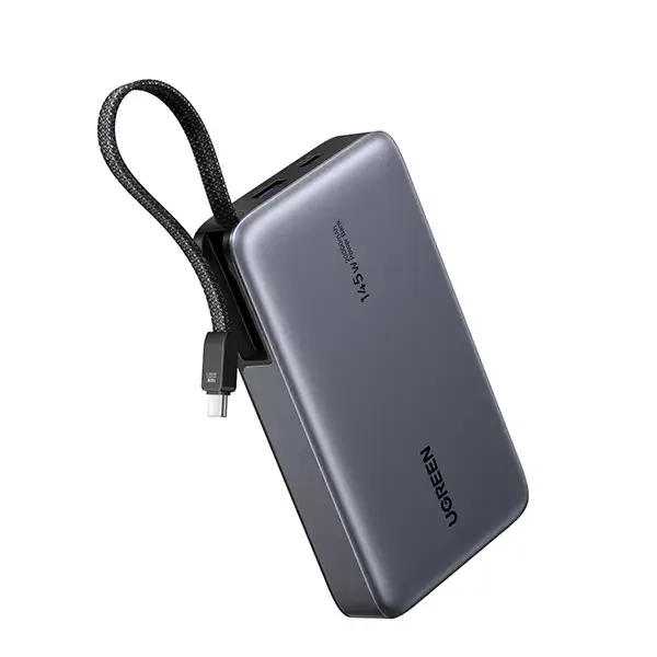 UGREEN PB551 (55992B) 20000mAh 145W Power Bank with Built-in Cable