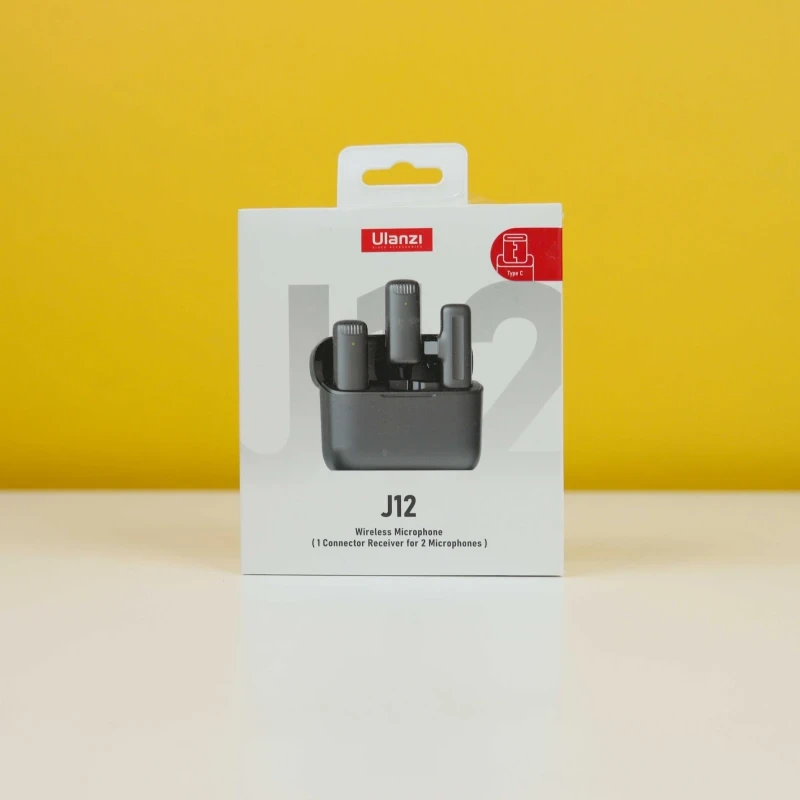 Ulanzi J12 Dual Wireless Microphone With Charging Case