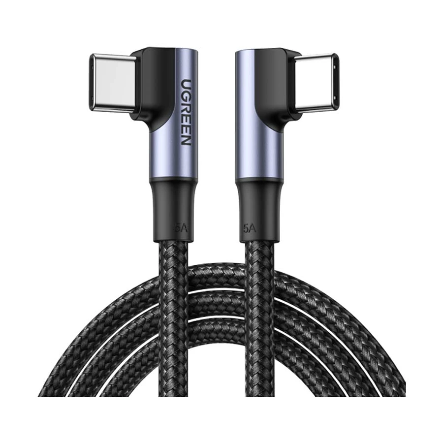 Ugreen US335 (70696) USB Type-C Male to Male, 1 Meter, Space Gray Charging & Data Cable