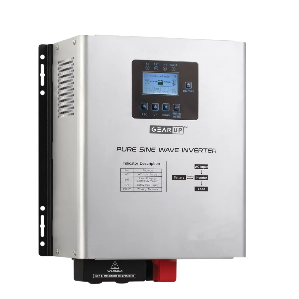 GearUP GHT-12K24 Pure Sine Wave Inverter