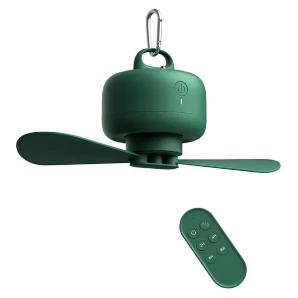 JisuLife FA16 Rechargeable Portable USB Ceiling Fan - Compact and Versatile Fan for Home, Office, and Travel