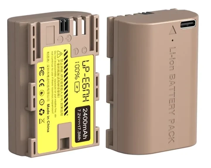 Ulanzi LP-E6NH Type-C Canon Camera Battery (2400mAh)