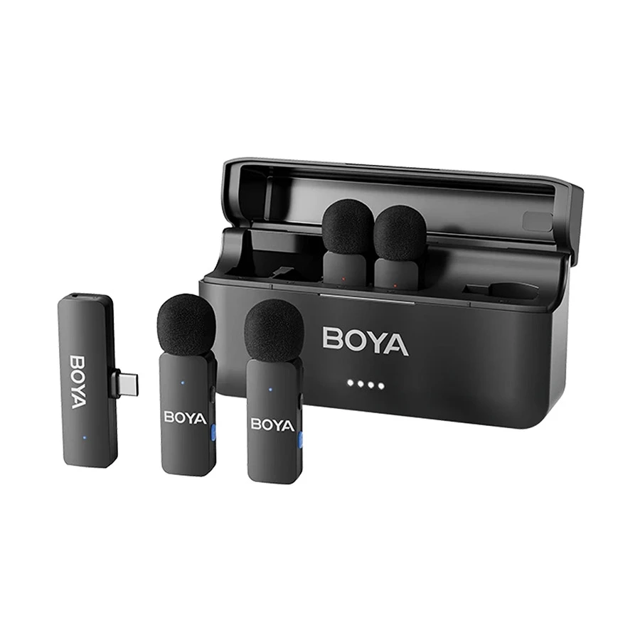 BOYA BY-V4U 4-Channel Mini Wireless Microphone For Type-C Device