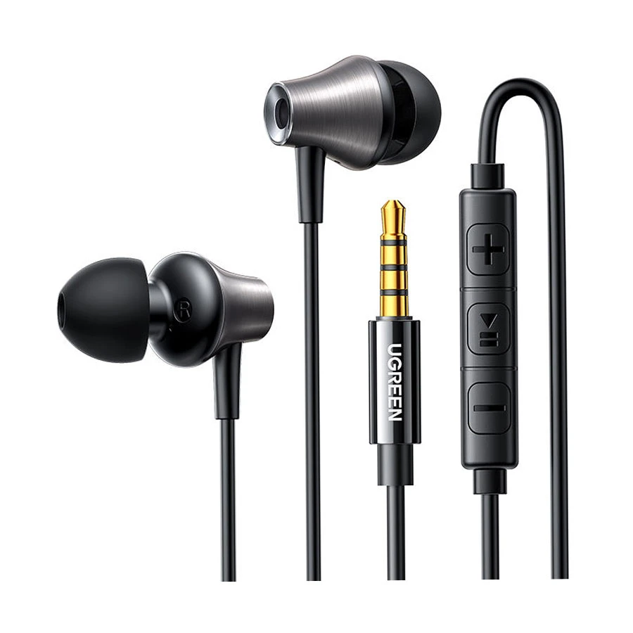 Ugreen EP105 Black Wired 3.5mm Jack In-Ear Earphone